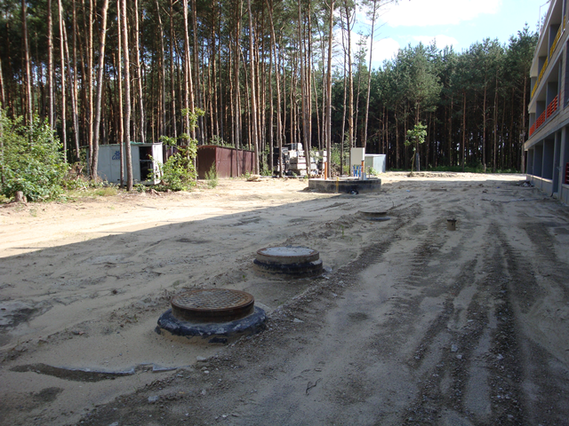 prace ziemne i porządkowe przed zakładaniem zieleni